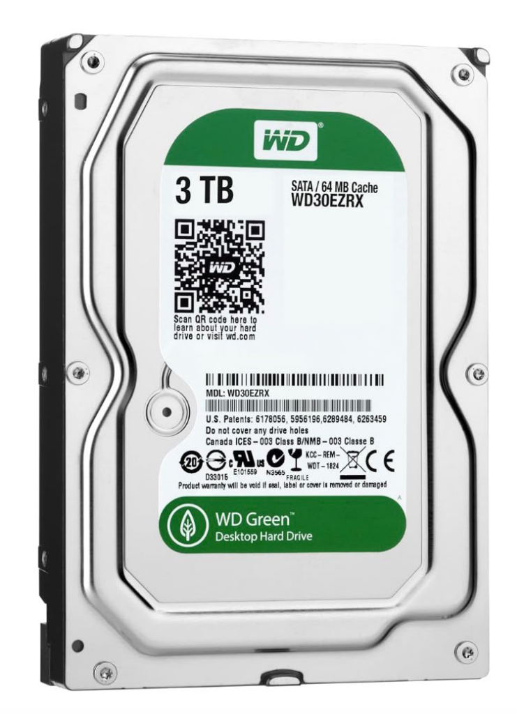WD Green 3TB Internal Desktop Hard Drive (WD30EZRX)